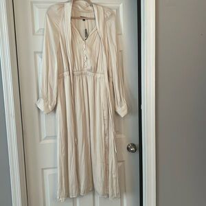 NWT J. CREW IVORY SILK LIKE DRESS XXL 16-18